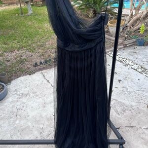 Windsor Black Tulle Evening Dress